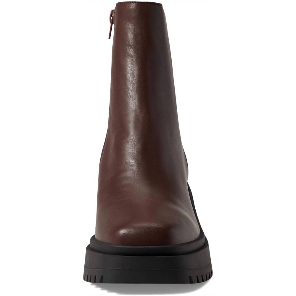 NEW STEVE MADDEN women's fella lug sole bootie in brown - Picture 4 of 5